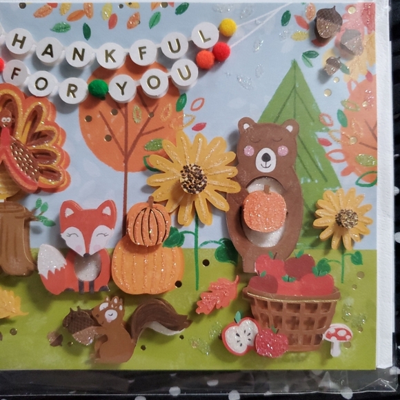 Hallmark Thankful For You Card - Multicolor - Picture 3 of 4
